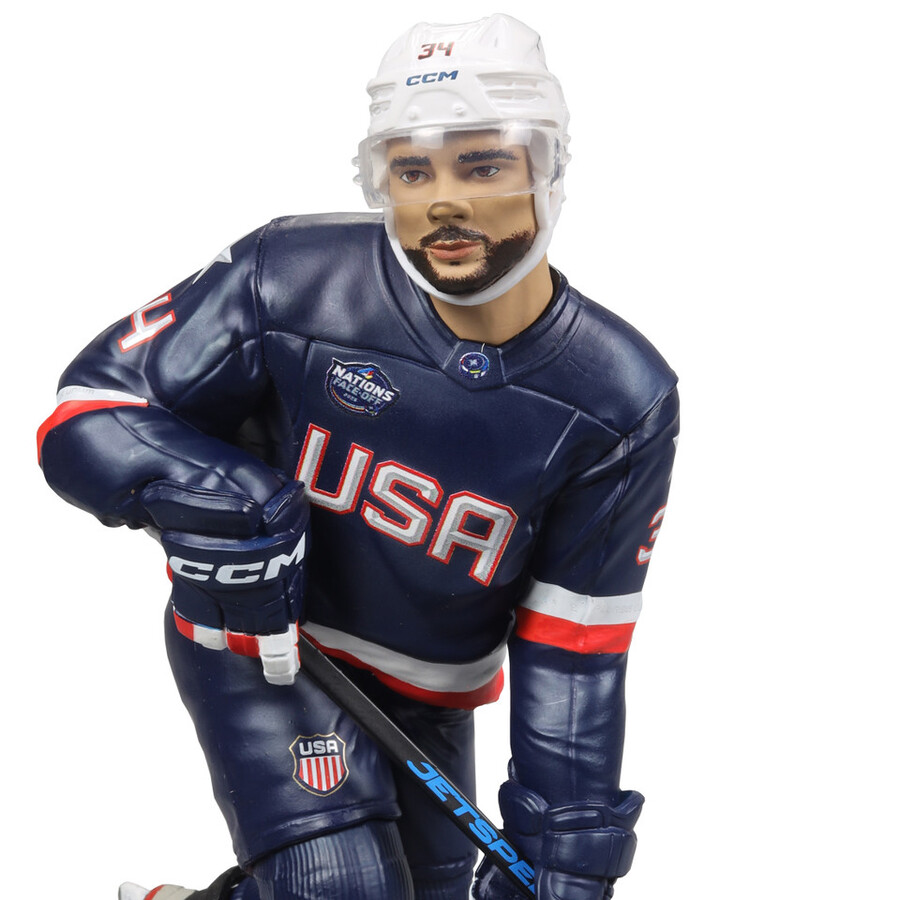 estuche sellado de fábrica de auston matthews equipo de ee. uu. de las cuatro naciones de la nhl