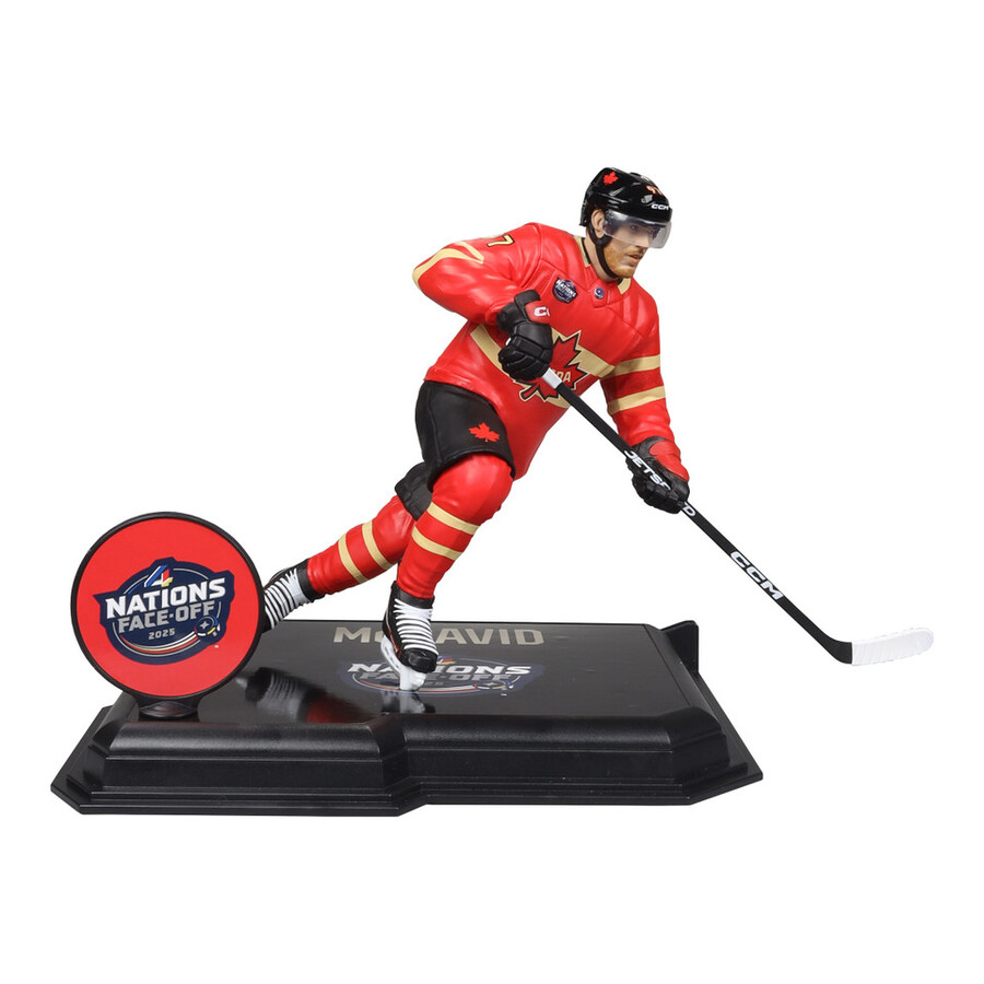 connor mcdavid equipo de canadá caja sellada de fábrica de la nhl de las cuatro naciones 6