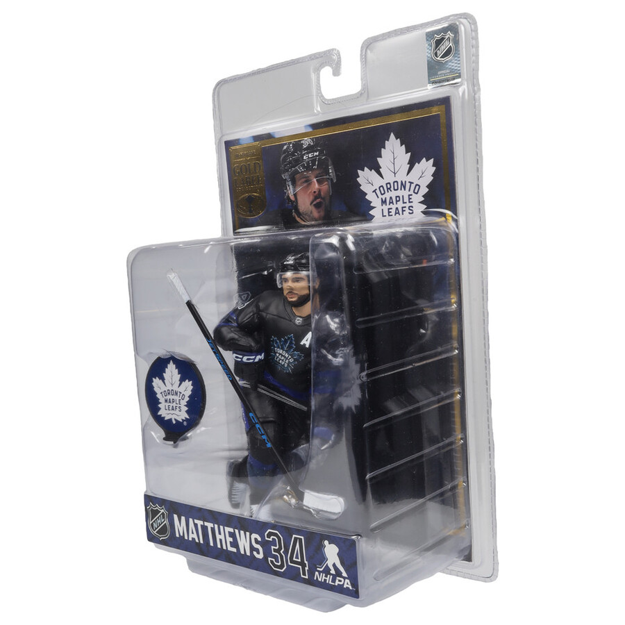 auston matthews con su tercera camiseta toronto maple leafs caja sellada de fábrica de la nhl con etiqueta dorada 6 unidades