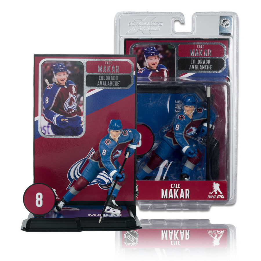 estuche sellado de fábrica de la nhl de cale makar colorado avalanche