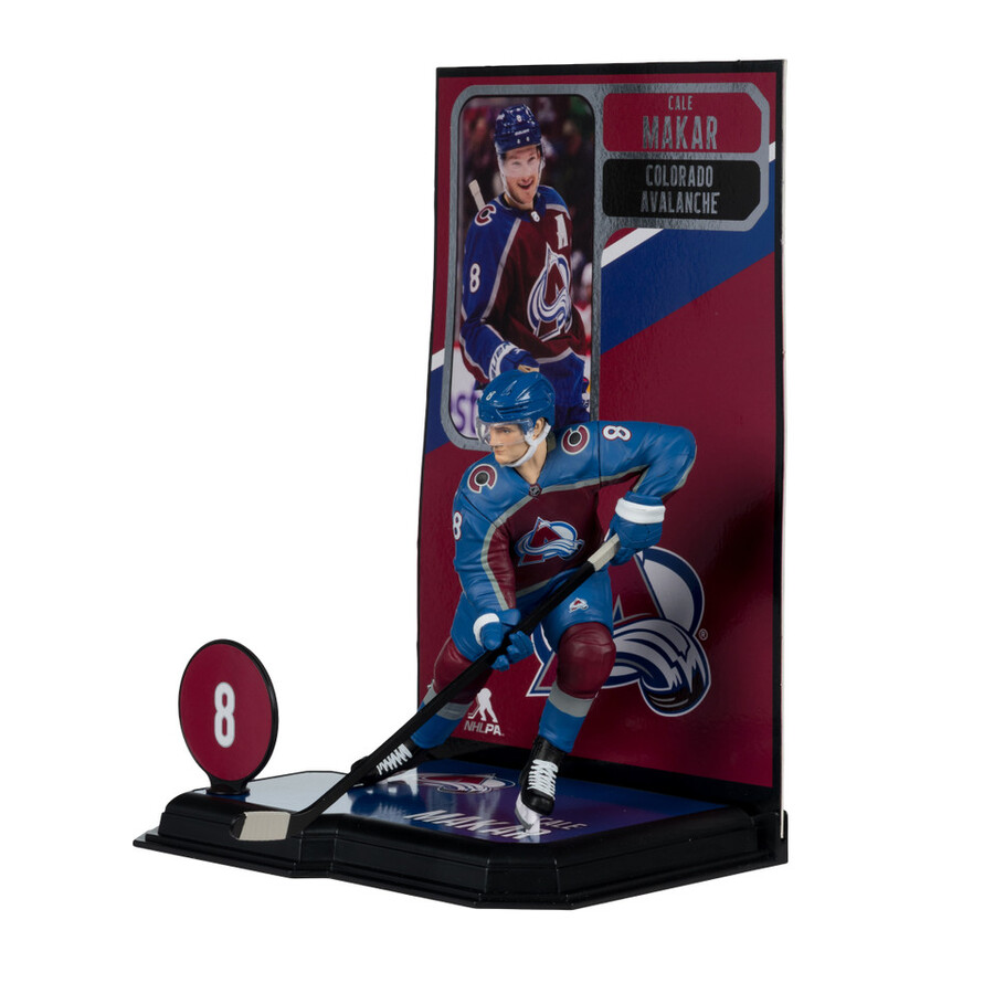 estuche sellado de fábrica de la nhl de cale makar colorado avalanche