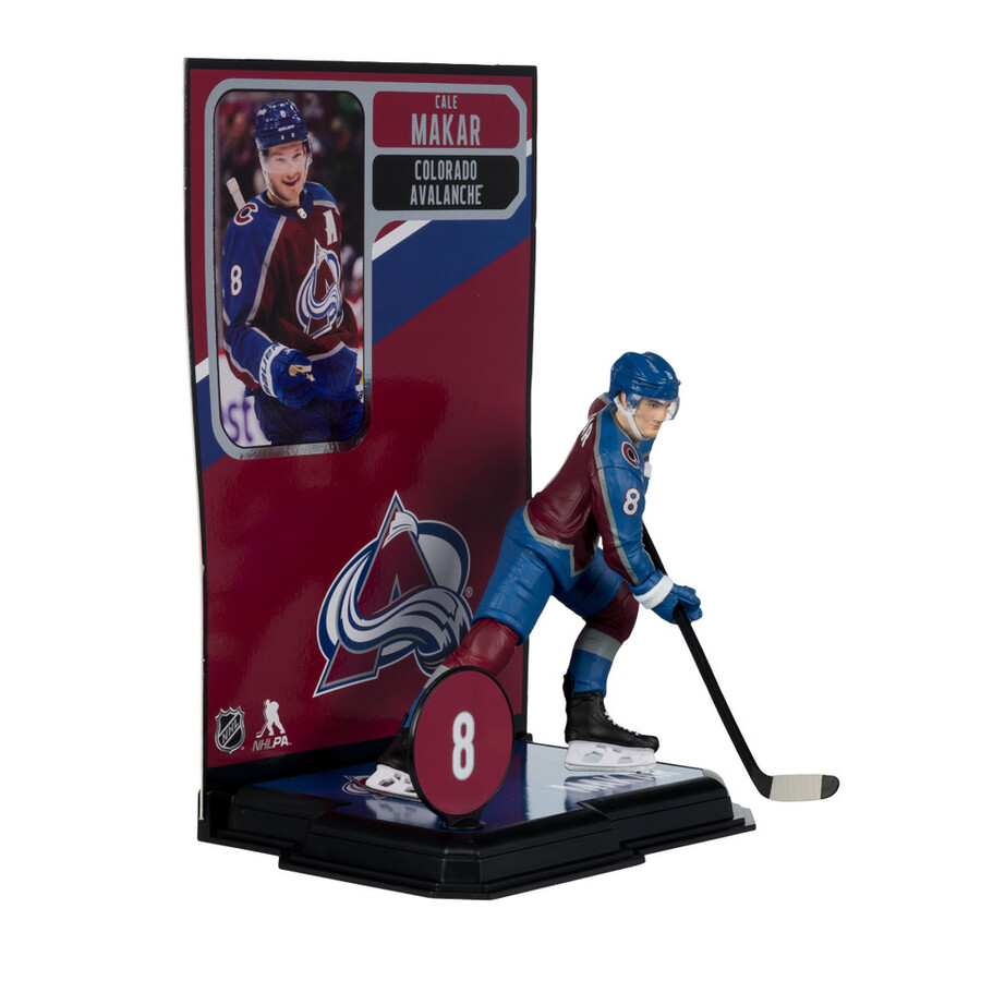 estuche sellado de fábrica de la nhl de cale makar colorado avalanche