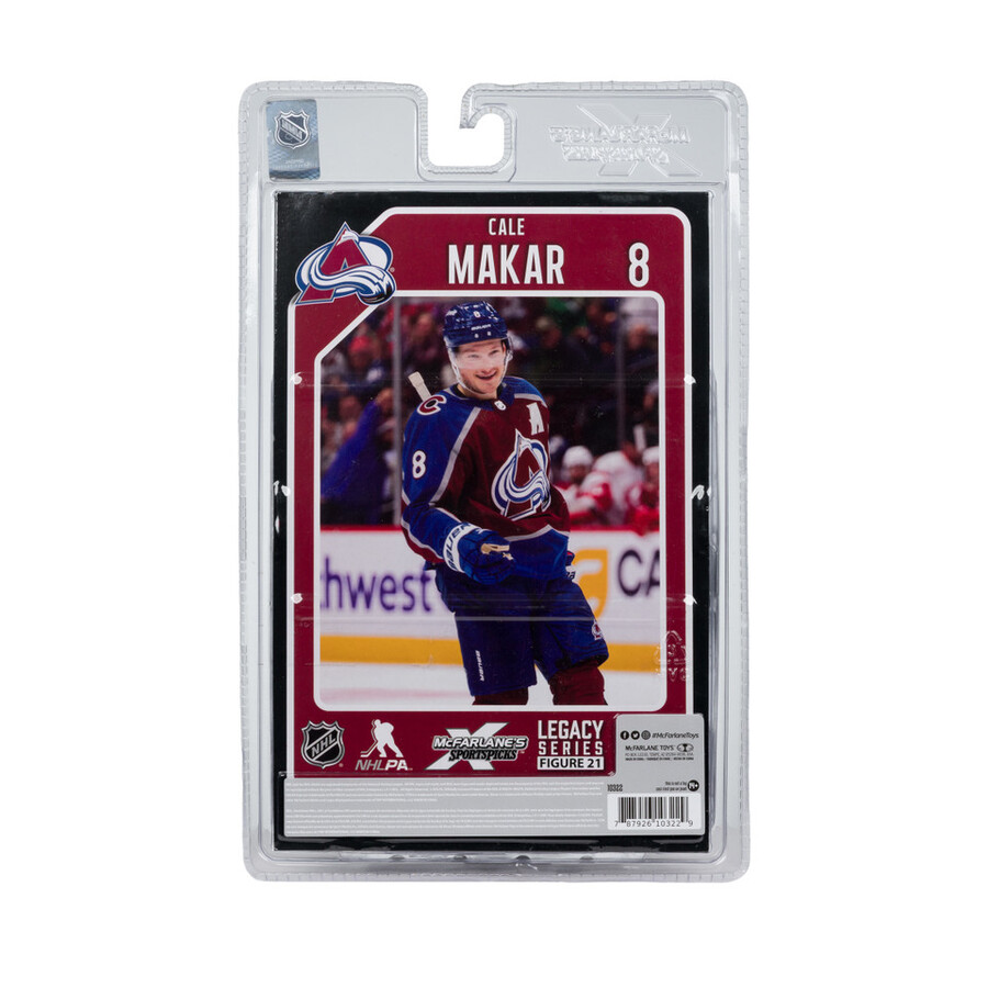 estuche sellado de fábrica de la nhl de cale makar colorado avalanche