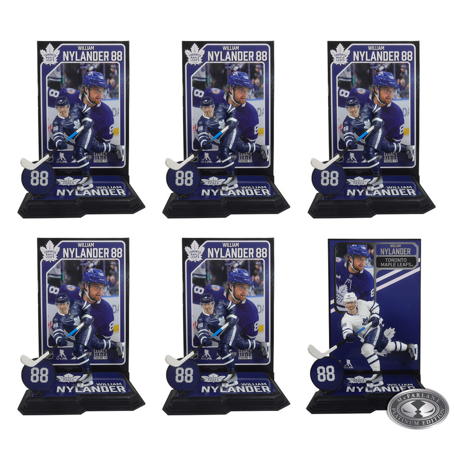 caja sellada de fábrica de la nhl de william nylander toronto maple leafs 6 con chase