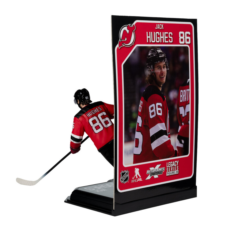 figura de 18 cm de jack hughes new jersey devils de la nhl mcfarlanes sportspicks