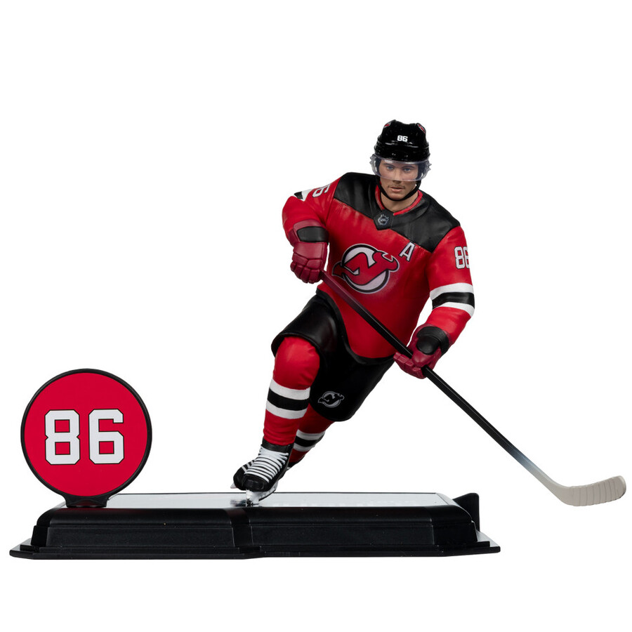figura de 18 cm de jack hughes new jersey devils de la nhl mcfarlanes sportspicks