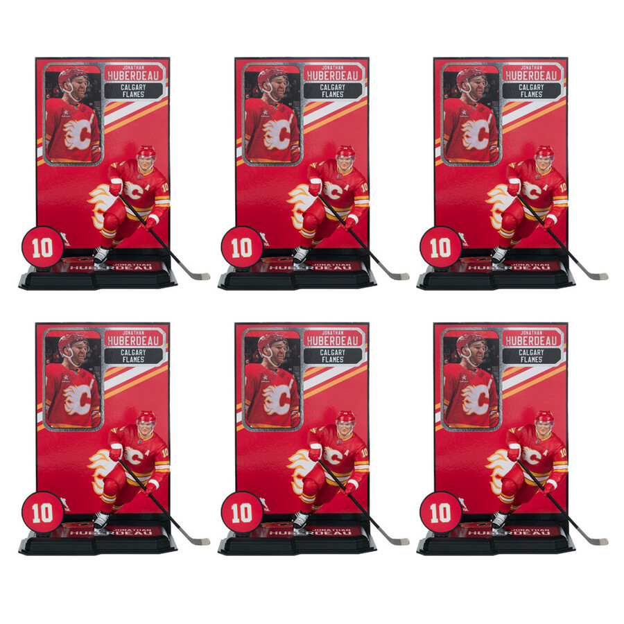 estuche sellado de fábrica de la nhl de jonathan huberdeau calgary flames