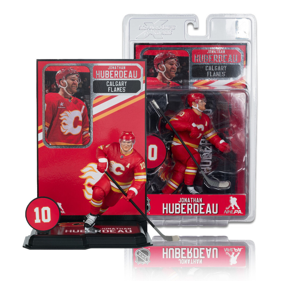estuche sellado de fábrica de la nhl de jonathan huberdeau calgary flames