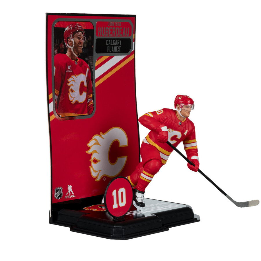 estuche sellado de fábrica de la nhl de jonathan huberdeau calgary flames