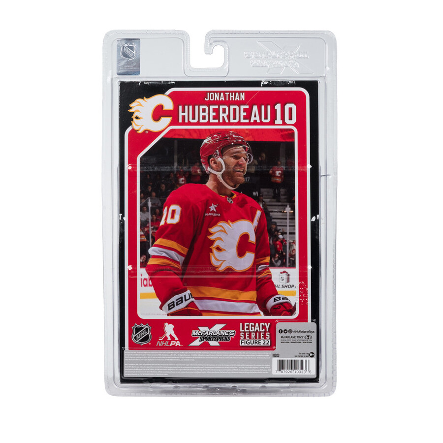 estuche sellado de fábrica de la nhl de jonathan huberdeau calgary flames