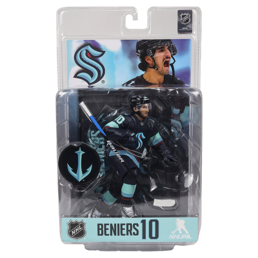 caja sellada de fábrica de matty beniers seattle kraken de la nhl 6 con chase