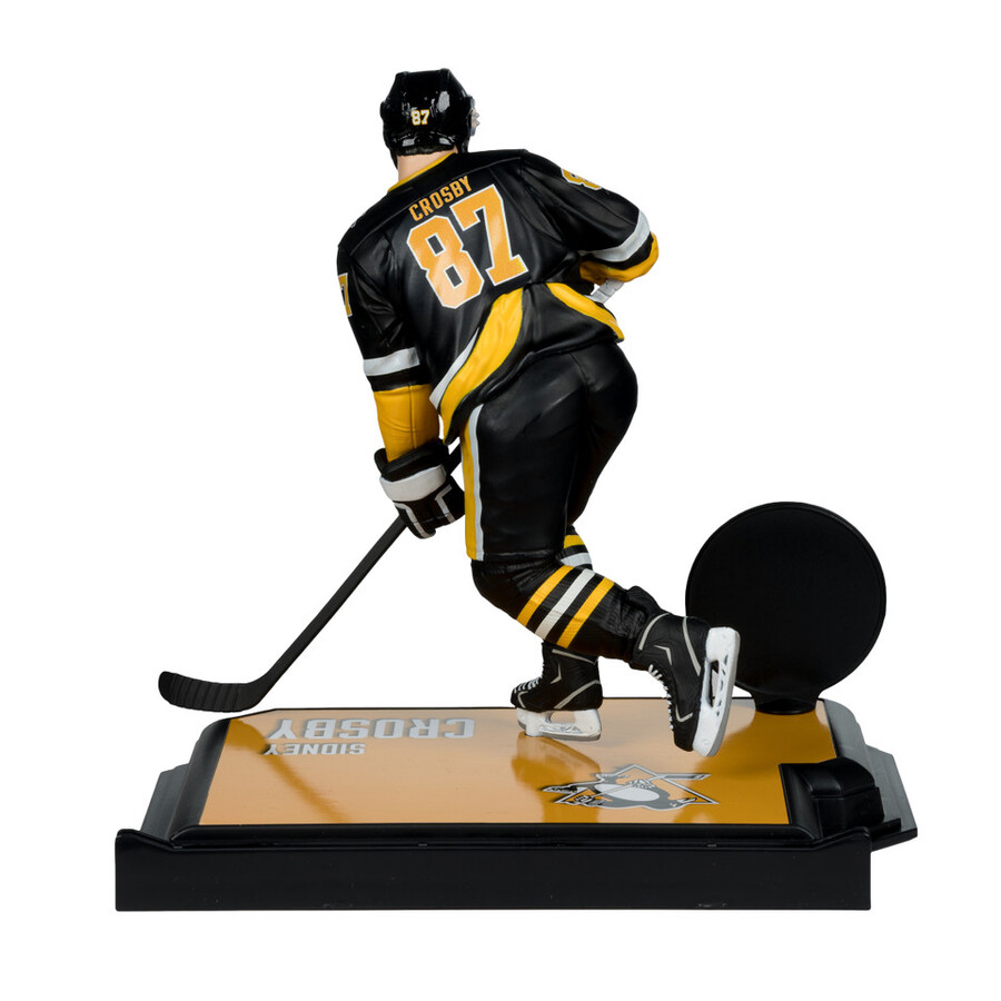 figura de 18 cm de sidney crosby pittsburgh penguins de la nhl de nueva jersey. selecciones deportivas de mcfarlane.