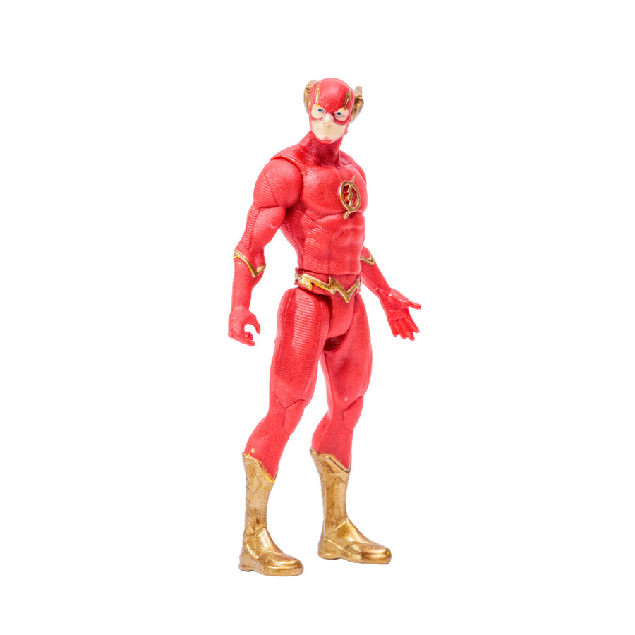 figura de flash con variante de cómic metálica dc page punchers de 3
