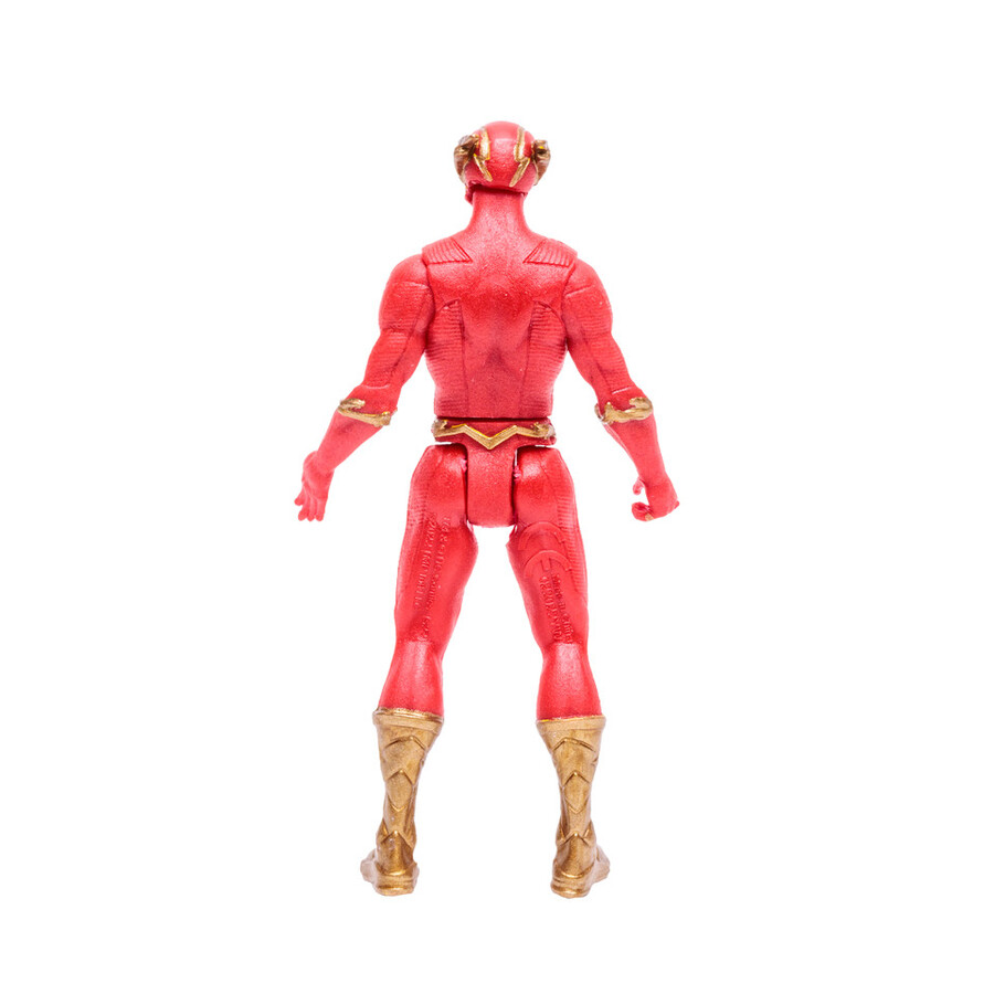 figura de flash con variante de cómic metálica dc page punchers de 3
