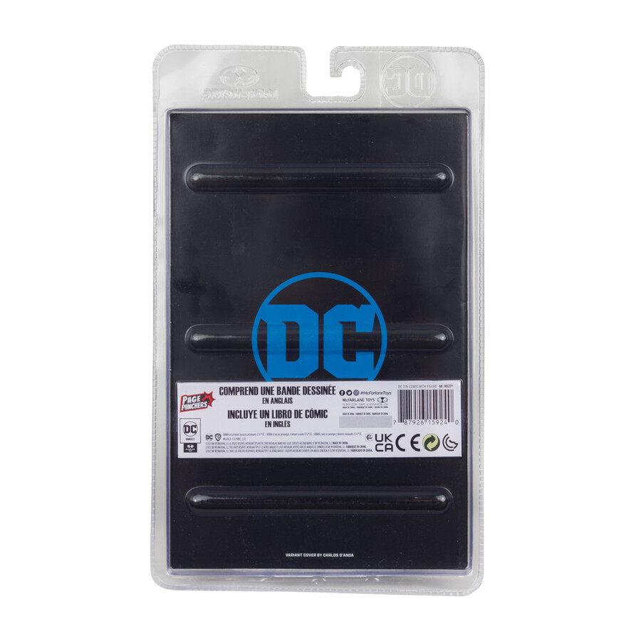 figura de 7 de mr. freeze con batman luchando contra frozen comic dc page punchers