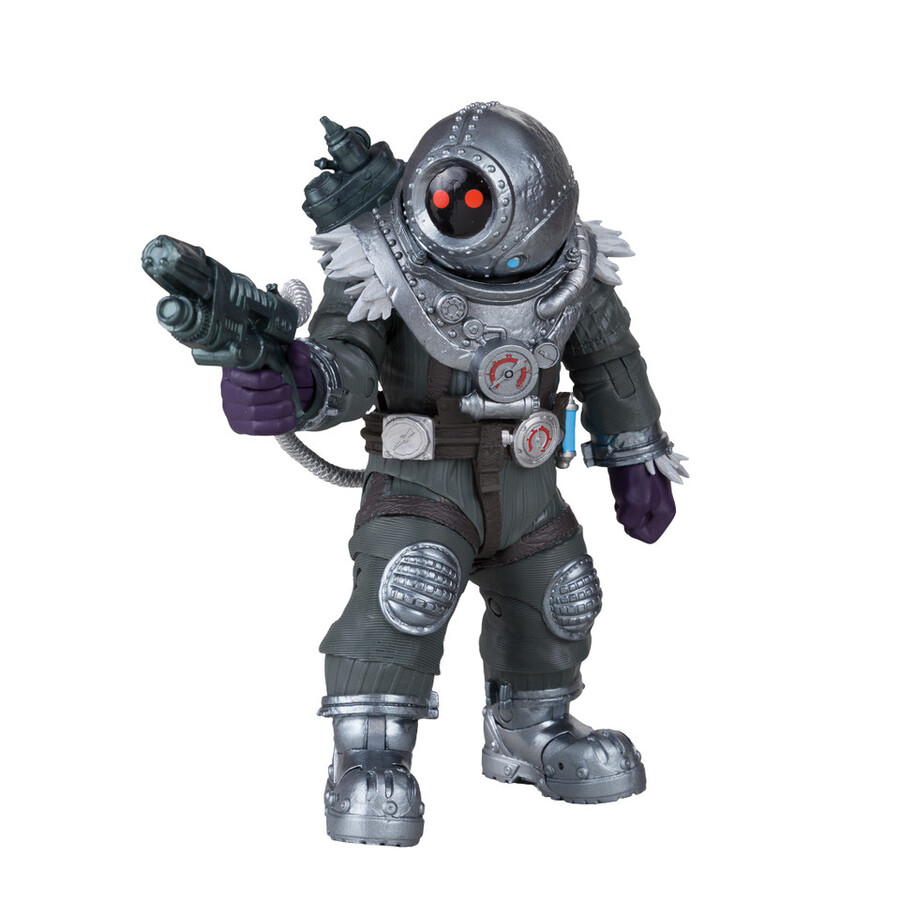 figura de 7 de mr. freeze con batman luchando contra frozen comic dc page punchers