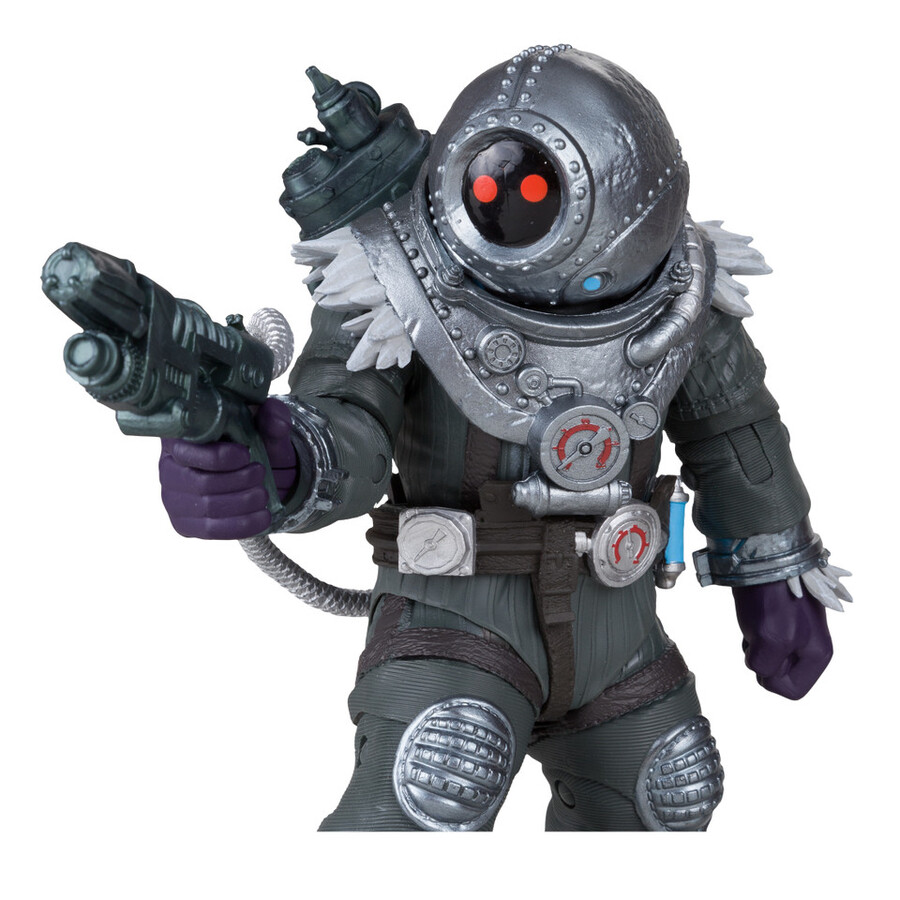 figura de 7 de mr. freeze con batman luchando contra frozen comic dc page punchers