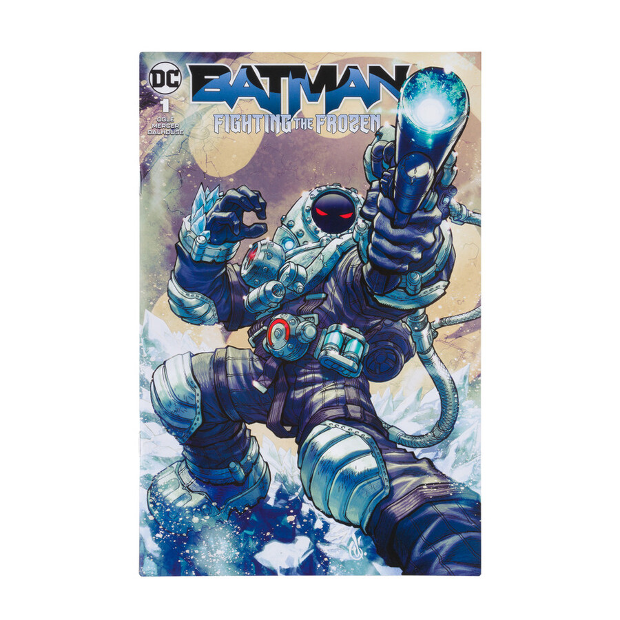 figura de 7 de mr. freeze con batman luchando contra frozen comic dc page punchers