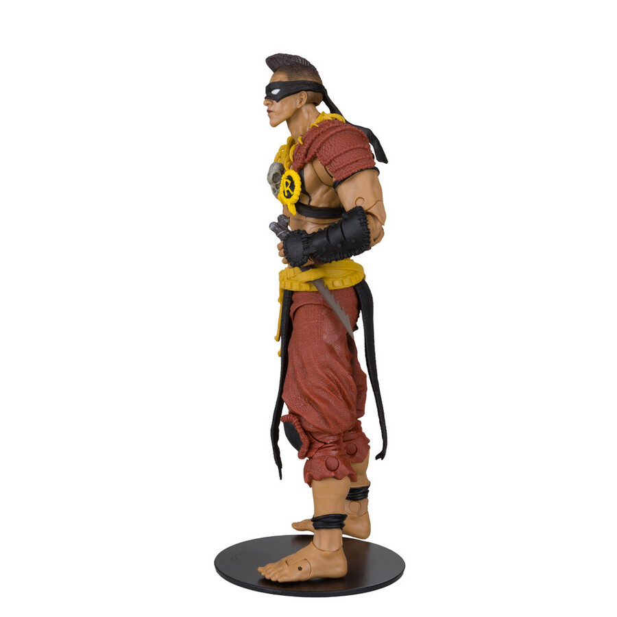figura de 7 de robin con batman luchando contra frozen comic dc page punchers