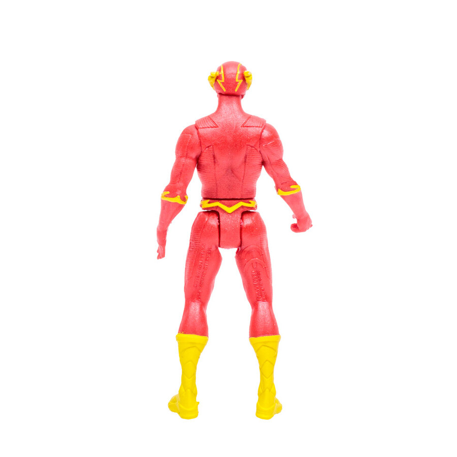figura de 3 de flash con cómic dc page punchers