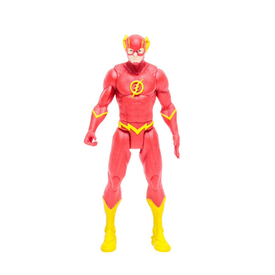 figura de 3 de flash con cómic dc page punchers