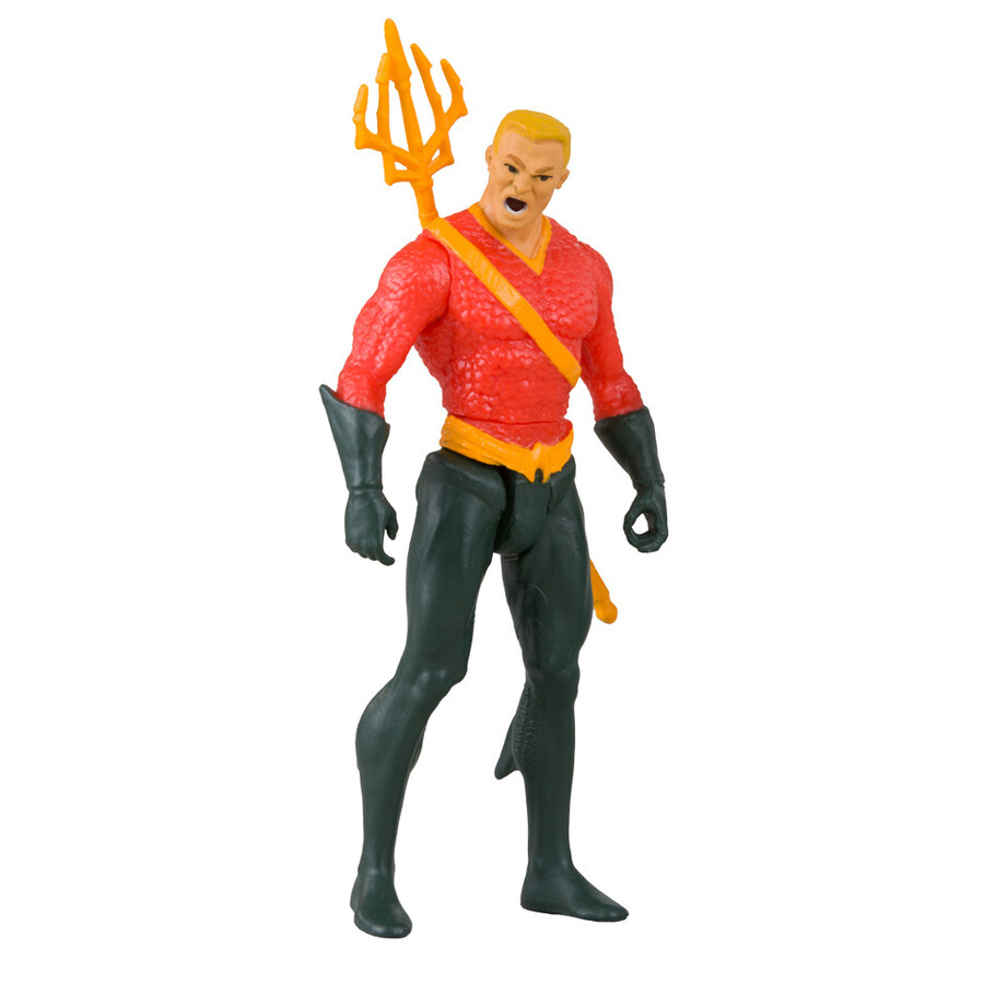 figura de aquaman con flashpoint comic page punchers de 3
