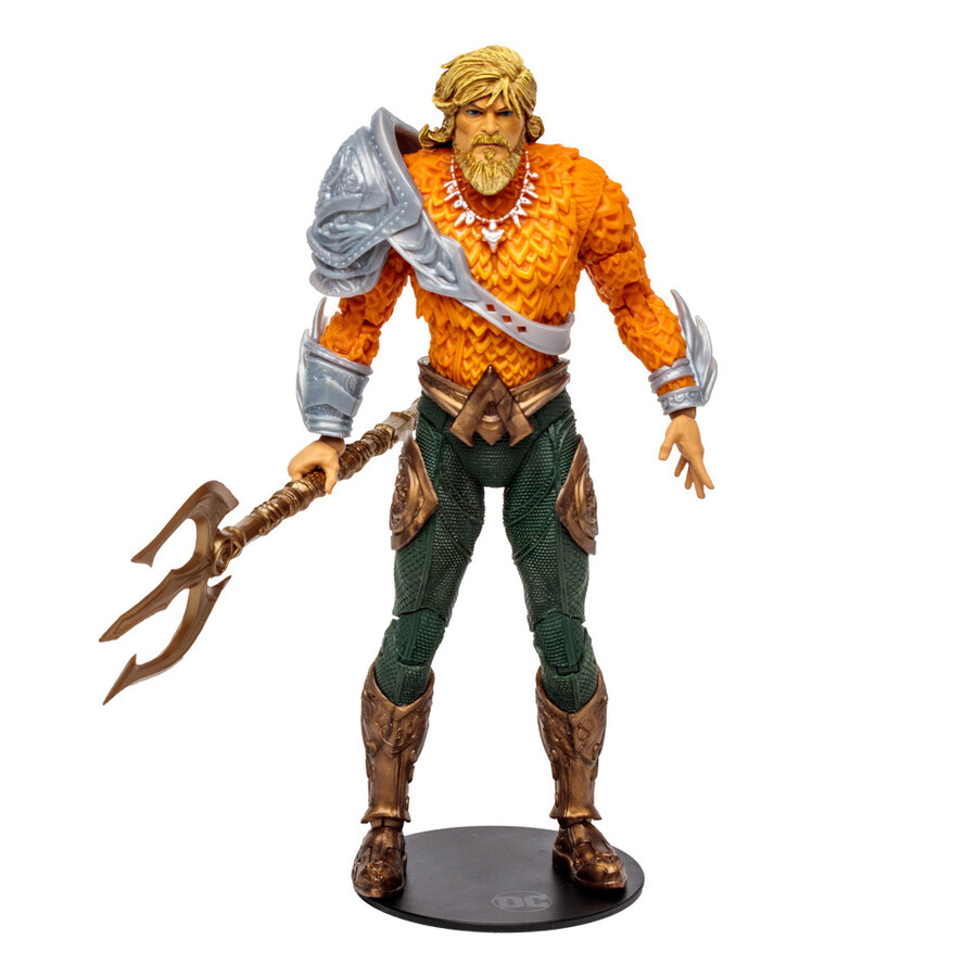 figura de aquaman con cómic dc page punchers de 7
