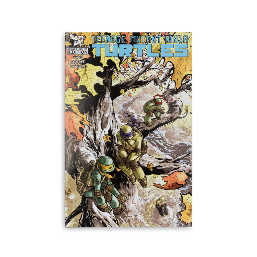 figura de donatello page punchers teenage mutant ninja turtles de 5 con cómic