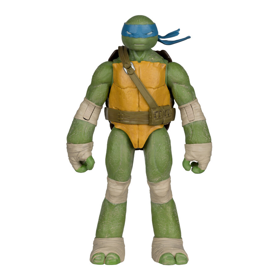 figura de leonardo page punchers teenage mutant ninja turtles de 5 con cómic