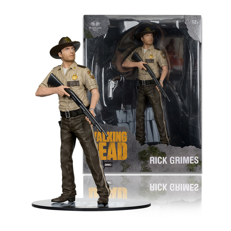 figura posada de rick grimes the walking dead de 10