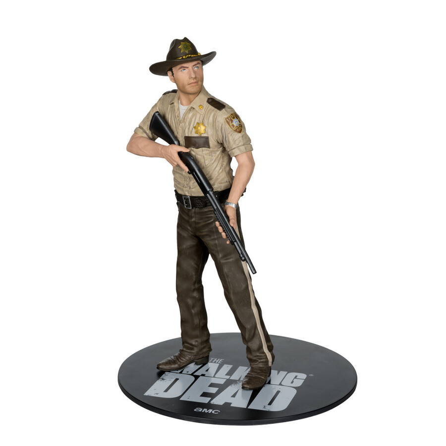figura posada de rick grimes the walking dead de 10