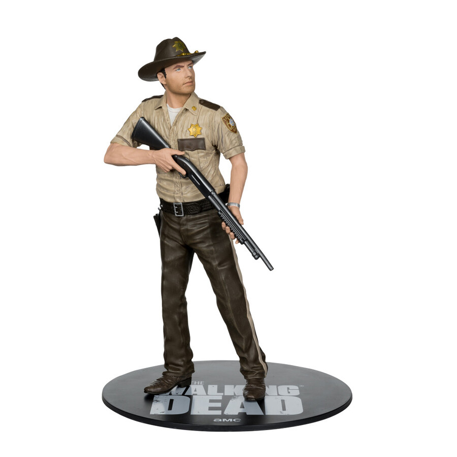 figura posada de rick grimes the walking dead de 10