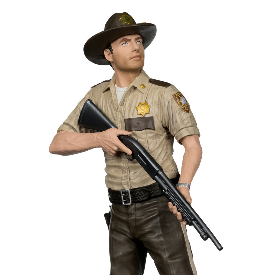figura posada de rick grimes the walking dead de 10