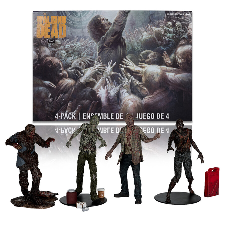 figura de 4 walkers the walking dead de 5