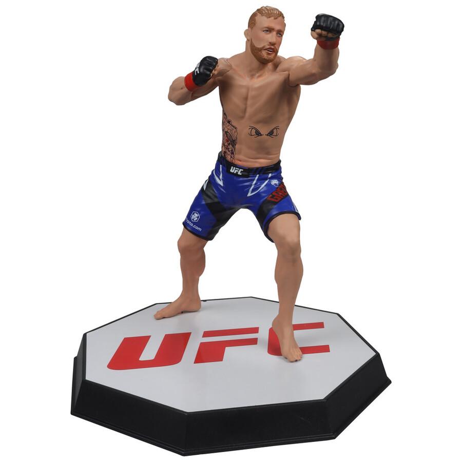 paquete de dos figuras chase de 7 de justin gaethje ufc regular y platino. mcfarlanes sportspicks