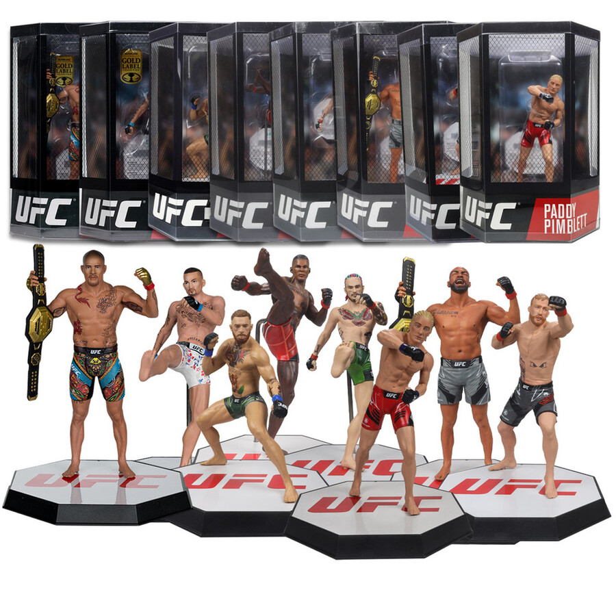 megapaquete ufc 8 figuras de 7 n.° 1-n.° 8 de mcfarlane sportspicks con coleccionables digitales