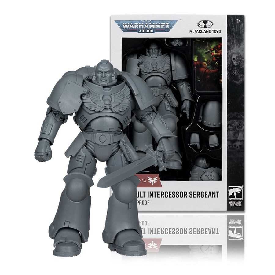 figura de 18 cm del sargento intercesor de los Ángeles sangrientos warhammer 40000