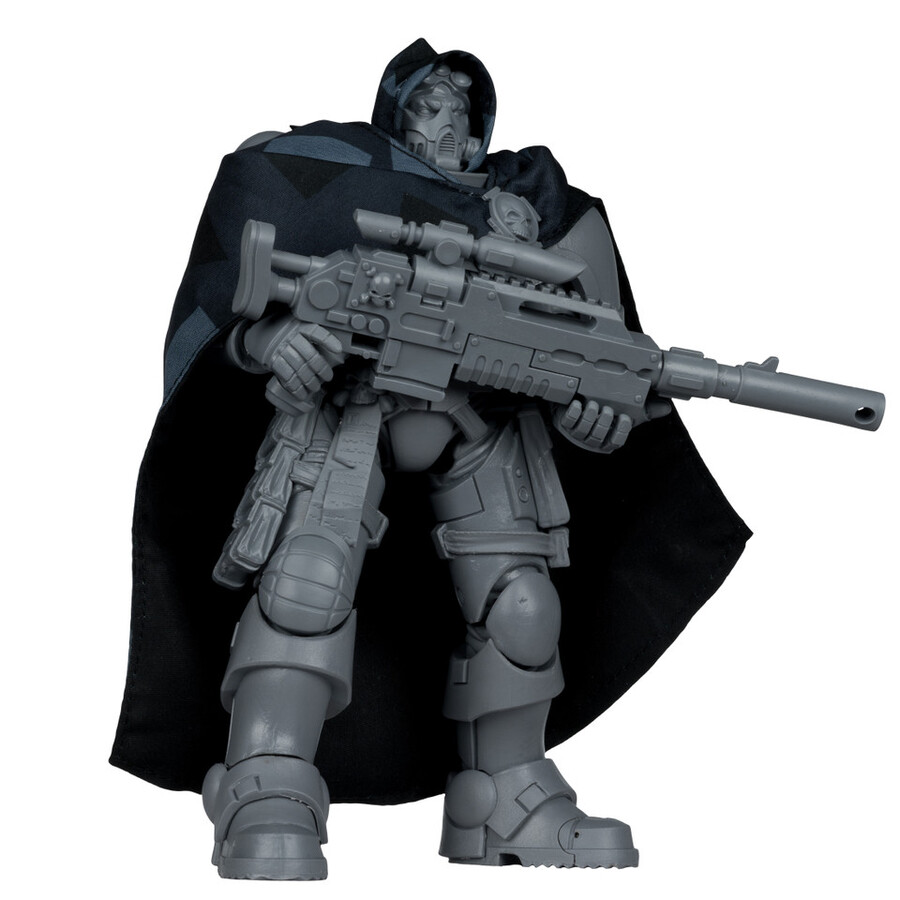 figura de 7 de eliminator marine espacial a prueba de artista warhammer 40000