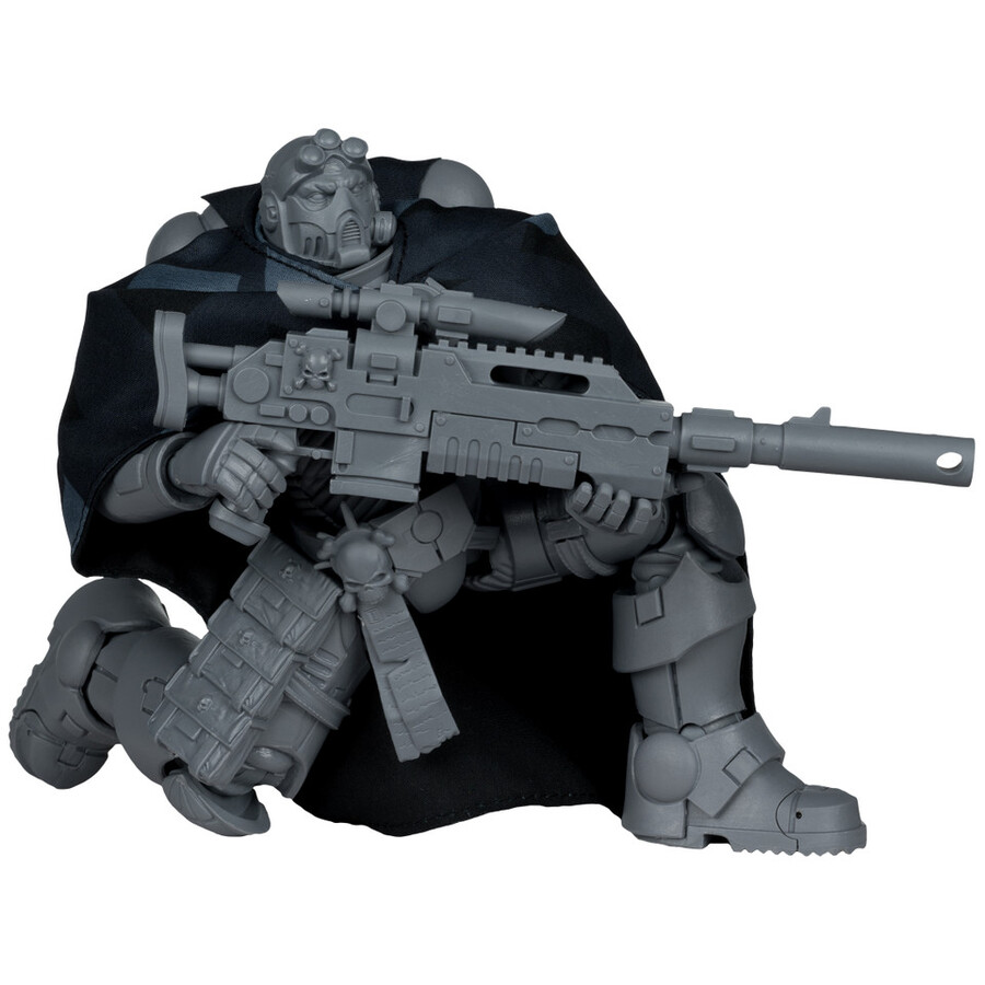 figura de 7 de eliminator marine espacial a prueba de artista warhammer 40000