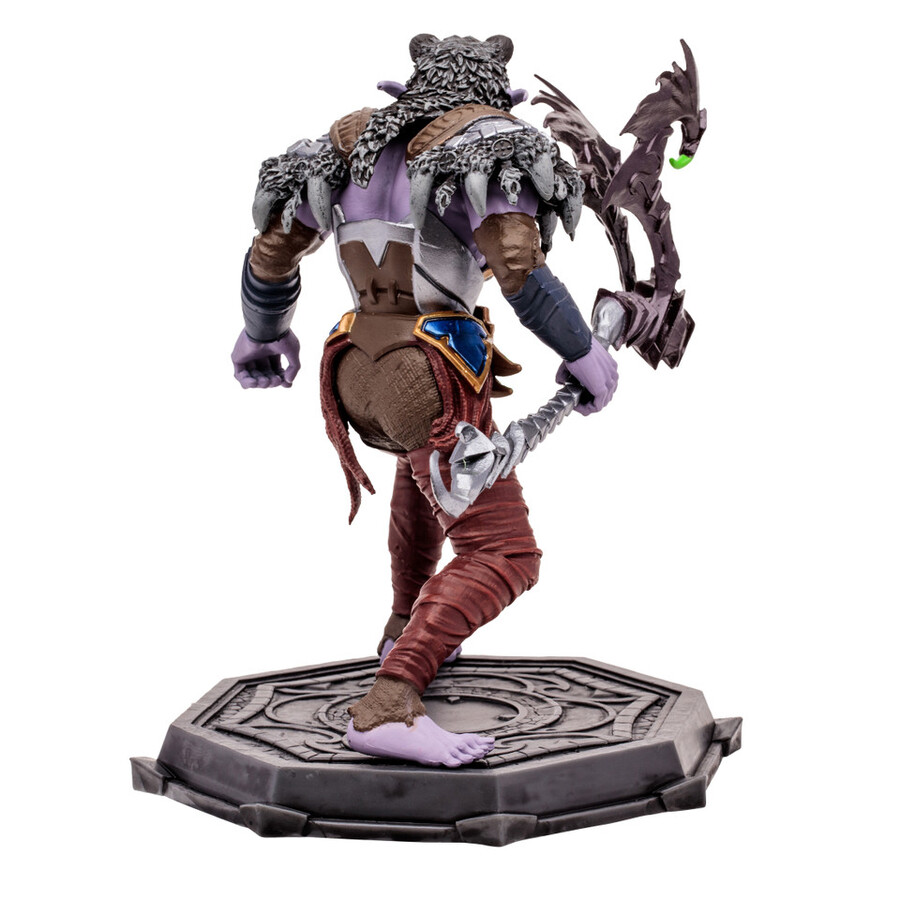 figura posada a escala 112 de elfo druidapícaro Épica world of warcraft