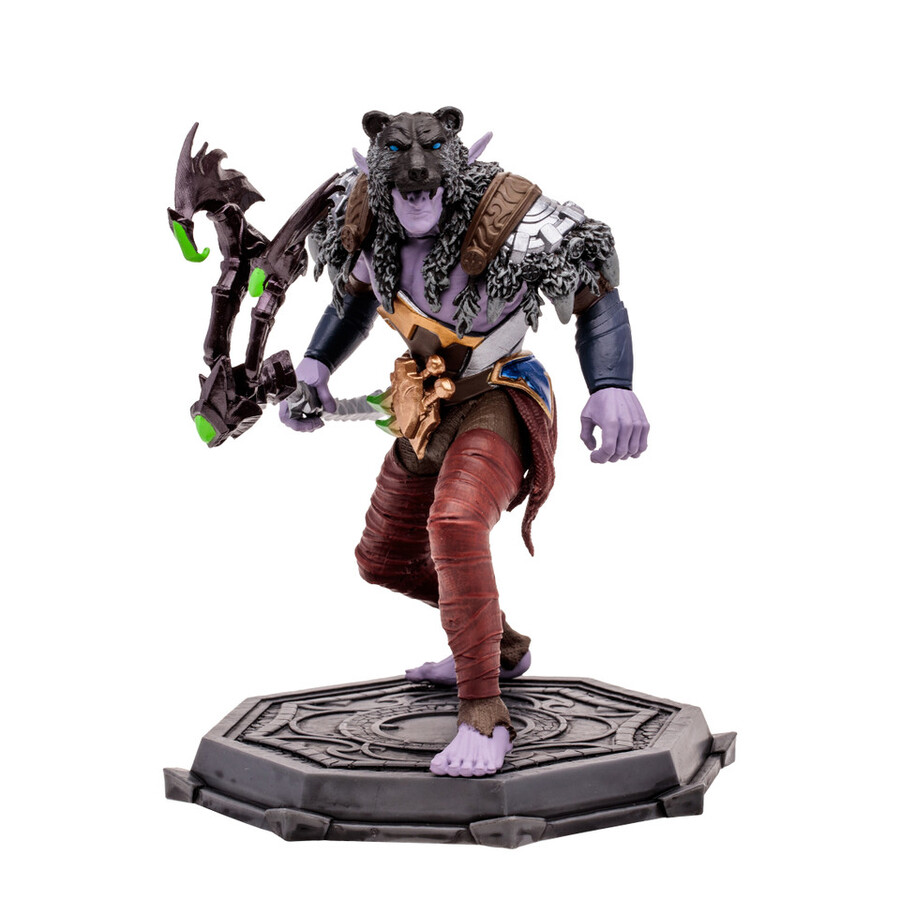figura posada a escala 112 de elfo druidapícaro Épica world of warcraft