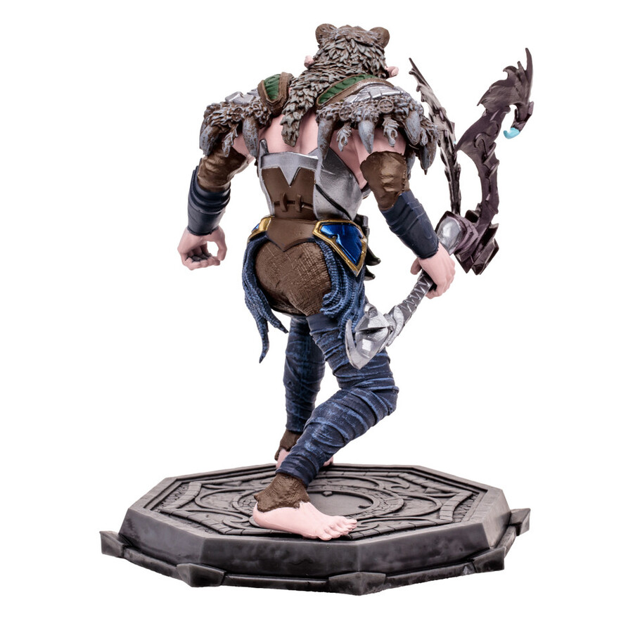 figura posada a escala 112 de elfo druidapícaro world of warcraft