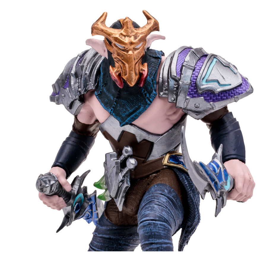 figura posada a escala 112 de elfo druidapícaro world of warcraft